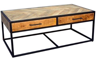Jax Coffee Table with 2 drawer2